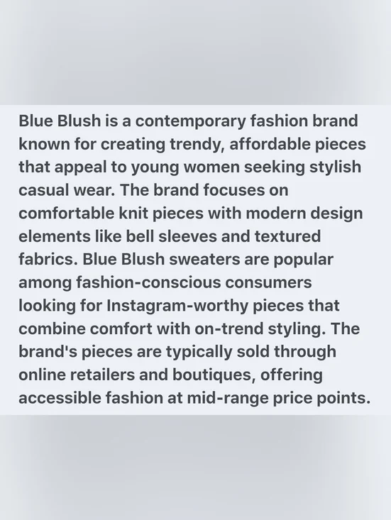 Knit Sweater By Blue Blush - Picture 4 of 5